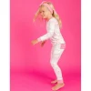 RuffleButts - Toddler Ruffle Long Sleeve Pajama Set, Bubblegum Pink Online