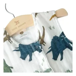 Little Unicorn Saco de dormir de musselina de algodão pequeno unicórnio Dino Friends Discount