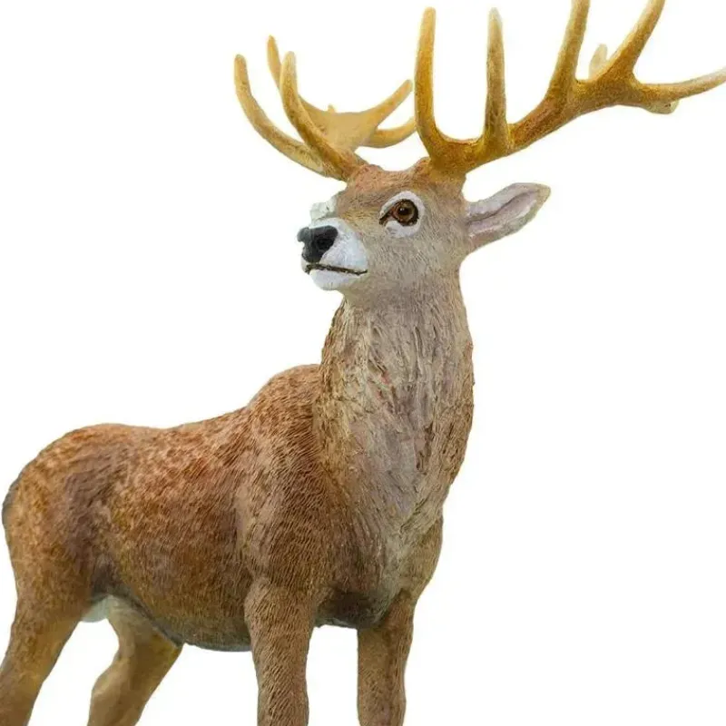 safari_ltd__estatueta_de__SKUNJMlJzc5_2.webp Safari Ltd . - Estatueta de veado vermelho, figura detalhada de 4,75 Discount