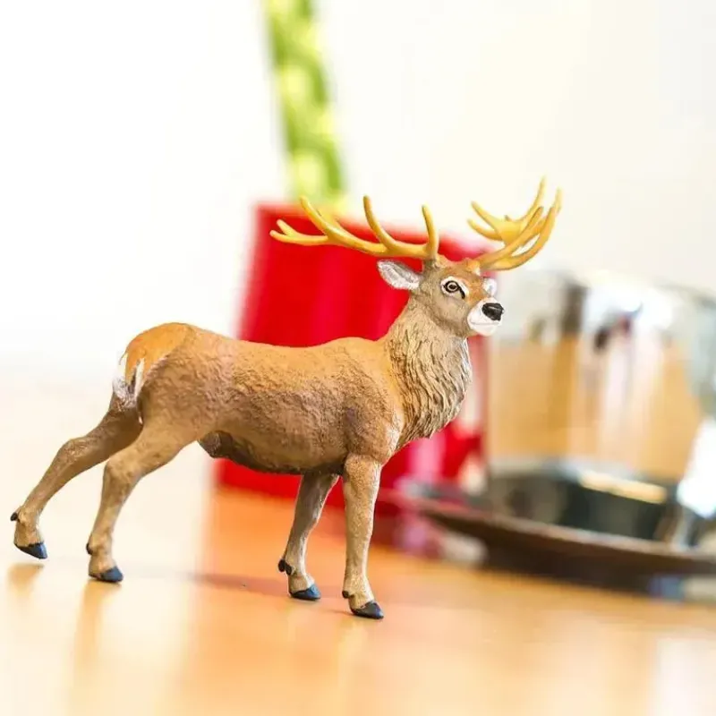 safari_ltd__estatueta_de__SKUNJMlJzc5_4.webp Safari Ltd . - Estatueta de veado vermelho, figura detalhada de 4,75 Discount
