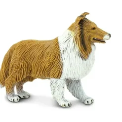 Safari Ltd . - Estatueta de Collie, figura realista de 4 cães Clearance