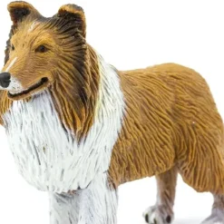 Safari Ltd . - Estatueta de Collie, figura realista de 4 cães Clearance