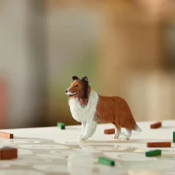 Safari Ltd . - Estatueta de Collie, figura realista de 4 cães Clearance