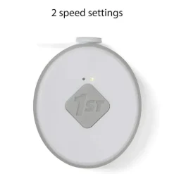 Safety 1st - Lixa de unha Electric Ease, suave e fácil de usar, com luz embutida, cinza Fashion