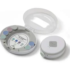 Safety 1st - Lixa de unha Electric Ease, suave e fácil de usar, com luz embutida, cinza Fashion