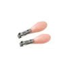 Safety 1st 2-Pack de cortador de unhas dobrável estável, framboesa Hot