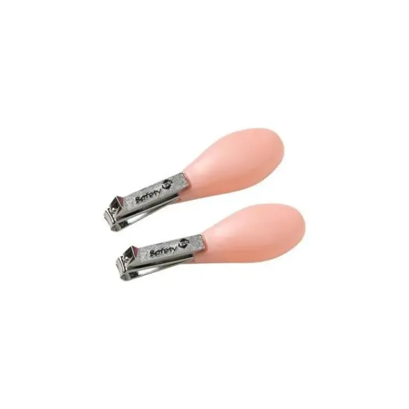 Safety 1st 2-Pack de cortador de unhas dobrável estável, framboesa Hot