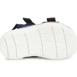 Hugo Boss Sandálias Baby - Menino com logo azul marinho e vermelho New