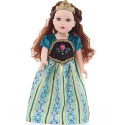 Little Adventures Sapatilhas e tiara da boneca , ouro Best