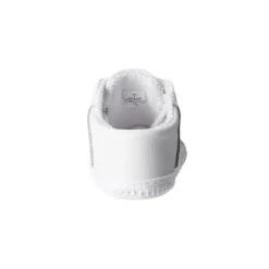 Baby Deer Sapato de berço de veado bebê sela de couro Oxford, branco Clearance