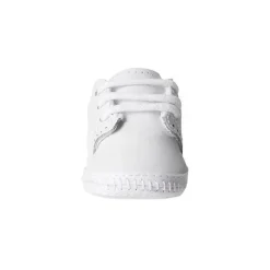 Baby Deer Sapato de berço de veado bebê sela de couro Oxford, branco Clearance