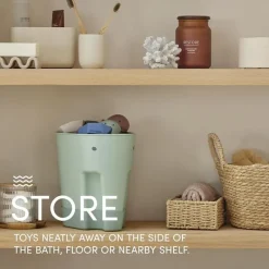 Shnuggle - Ellie Bath Toy Storage Scoop, Grey Online