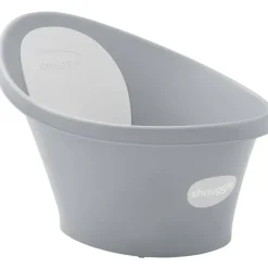 Shnuggle - Newborn Baby Bath With Plug, Pebble Grey New
