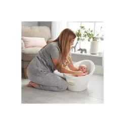 Shnuggle - Newborn Baby Bath With Plug, White Hot