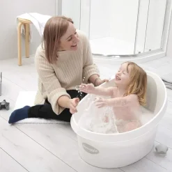 Shnuggle - Toddler Bath Tub, White & Grey Outlet