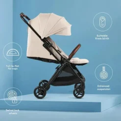 Silver Cross - Carrinho Leve Jet 5, Branco Amêndoa Online