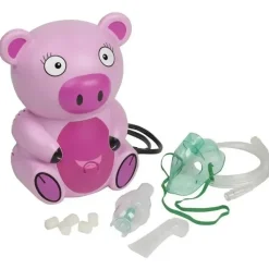 Veridian Sistema de nebulização de compressor pediátrico , Betty The Pig Fashion
