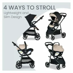 Britax Sistema de viagem Willow Brook S + com base anti-rebote alpina - Sand Onyx Discount