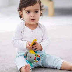 Skip Hop - Bandana Buddies Chime &amp; Teether Stroller Toy, Elefante. Best