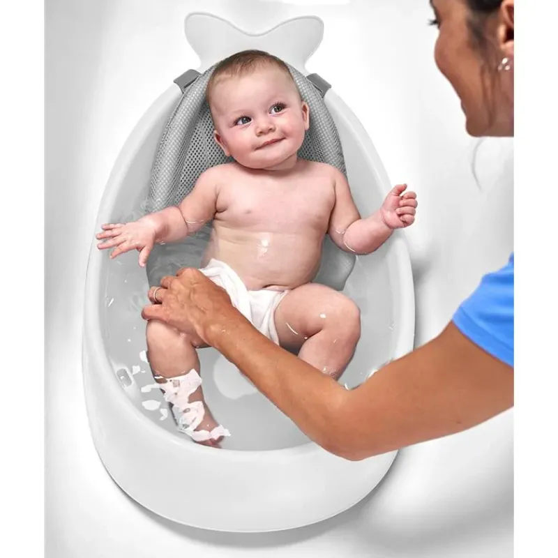 skip_hop__banheira_para_b_SKUBVff3OO4_2.webp Skip Hop - Banheira para bebê, banheira inteligente de 3 estágios, conjunto essencial para banho de bebê Moby, White e Moby, cinza Best