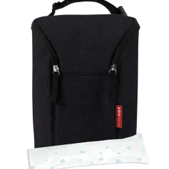 Skip Hop - Bolsa Dupla Garrafa Grab &amp; Go, Preta Fashion