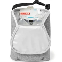 Skip Hop - Bolsa Dupla Garrafa Grab &amp; Go, Cinza Melange Fashion