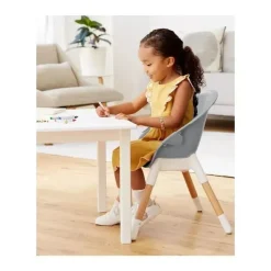Skip Hop - Cadeira alta 4 em 1 EON cinza/branco Best