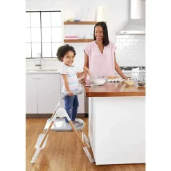 Skip Hop - Cadeira alta conversível Sit-to-Step, cinza Clearance