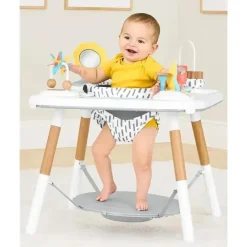 Skip Hop - Centro de atividades e mesa de jogo de 3 estágios inspirado em Discoverosity Montessori, maiores de 4 meses New
