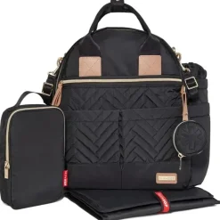 Skip Hop - Conjunto de mochila e bolsa para fraldas Suite, preto Sale