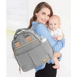 Skip Hop - Conjunto de mochila para fraldas Suite, Dove Online