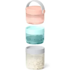 Skip Hop - Conjunto de recipientes Formula To Food, azul-petróleo e cinza Best