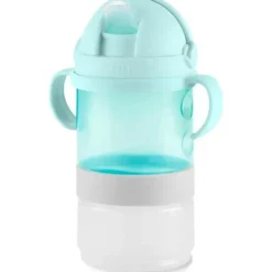 Skip Hop - Conjunto Sip To Snack 2 em 1, azul-petróleo e cinza New