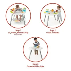 Skip Hop - Explore e muito mais Centro de atividades de 3 estágios Baby's View, branco Outlet
