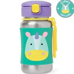 Skip Hop - Garrafa de palha de aço inoxidável Zoo, Unicórnio Online
