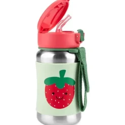 Skip Hop - Garrafa De Palha De Aço Inoxidável Sparks, Morango Discount