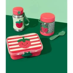 Skip Hop - Garrafa De Palha De Aço Inoxidável Sparks, Morango Discount