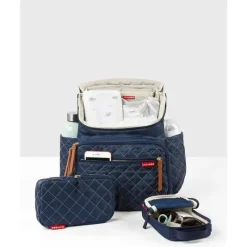 Skip Hop - Mochila Bolsa Fraldas Forma, Azul Marinho New