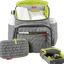 Skip Hop - Mochila Bolsa Fraldas Forma, Cinza Best