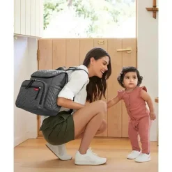 Skip Hop - Mochila Bolsa Fraldas Forma, Cinza Best