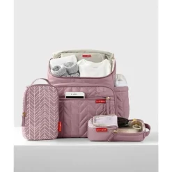 Skip Hop - Mochila Forma Fralda, Névoa Malva Hot