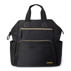 Skip Hop - Mochila Mainframe Wide Open para Fraldas, Preta New