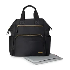 Skip Hop - Mochila Mainframe Wide Open para Fraldas, Preta New