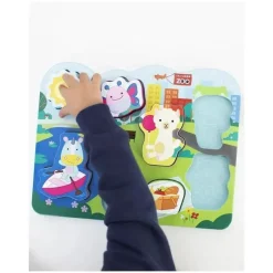 Skip Hop - O primeiro quebra-cabeça do bebê, Zoo Park - 8 peças e tabuleiro de quebra-cabeça Sale