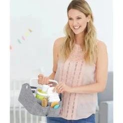 Skip Hop - Organizador de Fraldas, Cinza Heather Fashion