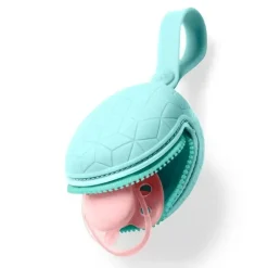 Skip Hop - Porta-chupeta de silicone, azul-petróleo Fashion