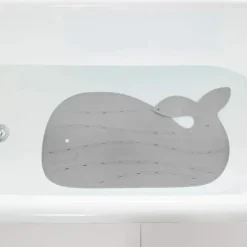 Skip Hop - Tapete de Banho Antiderrapante Cinza Moby Outlet
