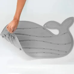 Skip Hop - Tapete de Banho Antiderrapante Cinza Moby Outlet