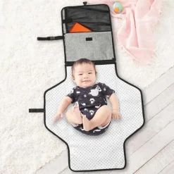 Skip Hop - Trocador de Bebê Portátil, Cinza Melange Online