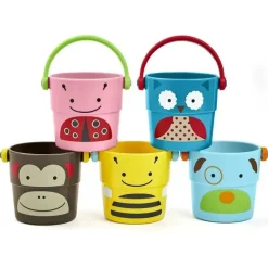 Skip Hop - Zoo Stack &amp; Pour Buckets Brinquedos de banho Hot
